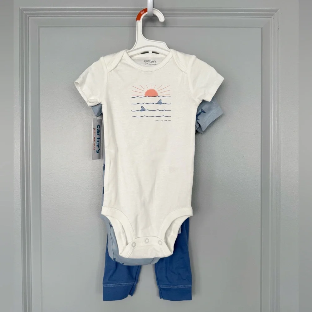 NWT Carter's One-Piece and Pants Matching Set - Picture 1 of 2